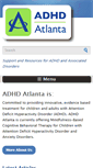 Mobile Screenshot of adhdatlanta.com