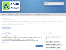 Tablet Screenshot of adhdatlanta.com